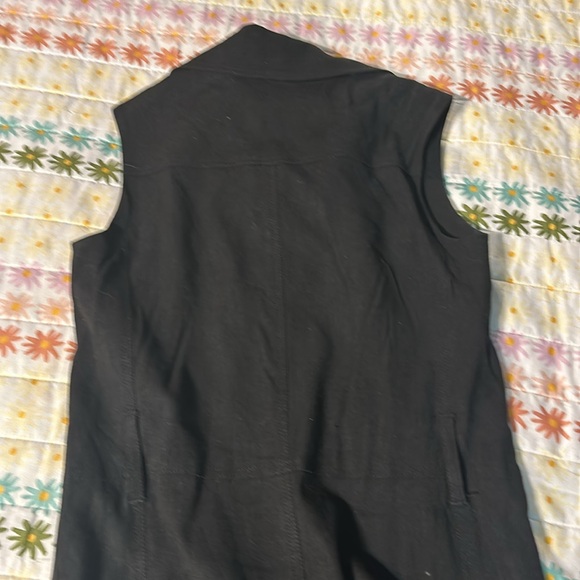 Vintage form fitting flattering vintage black button down dress size 2 - Picture 5 of 12